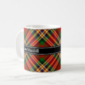 Clan MacGill Tartan Coffee Mug (Front Left)
