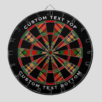 Clan MacGill Tartan Dart Board