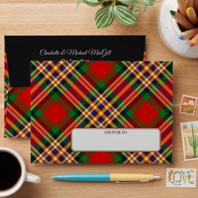 Clan MacGill Tartan Envelope (Desk)