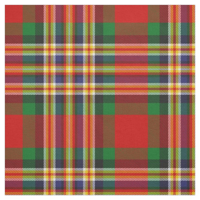Clan MacGill Tartan Fabric (Swatch)