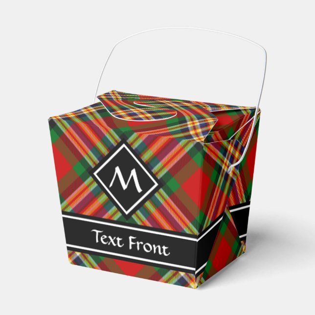 Clan MacGill Tartan Favor Box (Front Side)