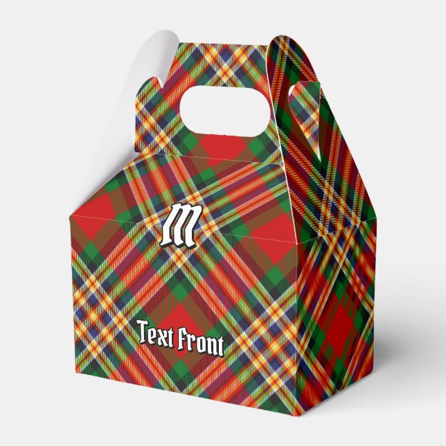 Clan MacGill Tartan Favor Box (Front Side)
