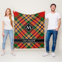 Clan MacGill Tartan Fleece Blanket