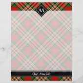 Clan MacGill Tartan Flyer (Back)