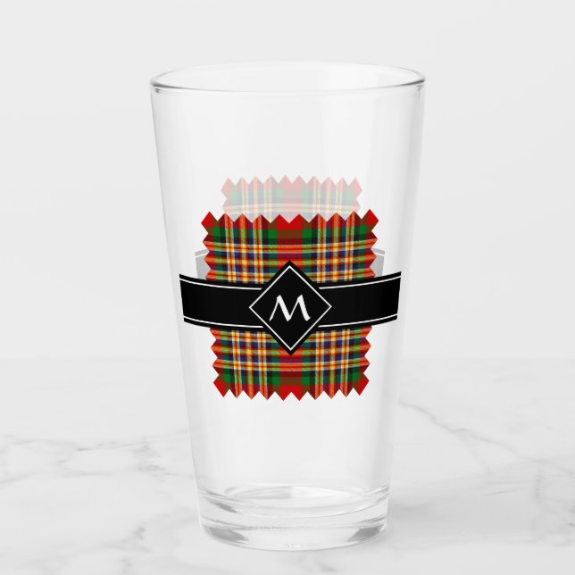 Clan MacGill Tartan Glass (Front)