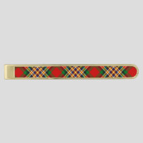 Clan MacGill Tartan Gold Finish Tie Bar