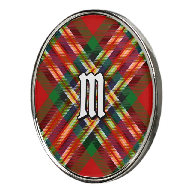 Clan MacGill Tartan Golf Ball Marker (3/4)