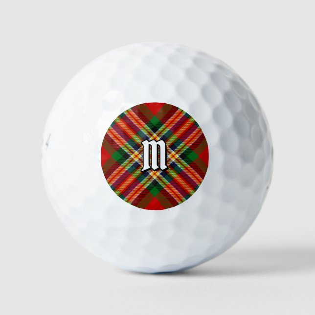 Clan MacGill Tartan Golf Balls (Front)