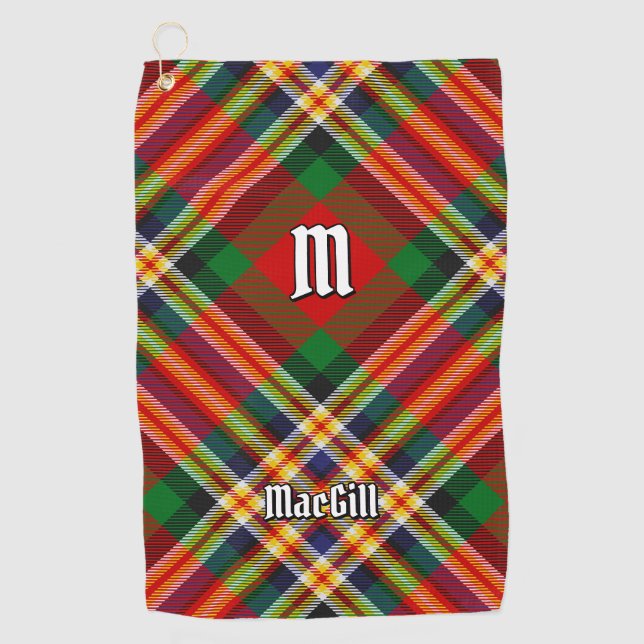 Clan MacGill Tartan Golf Towel (Front)