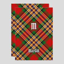 Clan MacGill Tartan Invitation