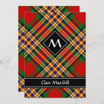 Clan MacGill Tartan Invitation