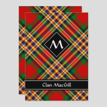 Clan MacGill Tartan Invitation