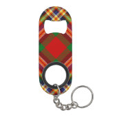 Clan MacGill Tartan Keychain Bottle Opener (Back)