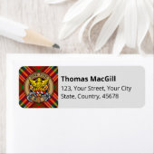 Clan MacGill Tartan Label (Insitu)