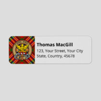 Clan MacGill Tartan Label