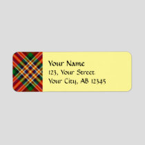 Clan MacGill Tartan Label