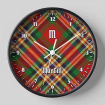 Clan MacGill Tartan Large Clock