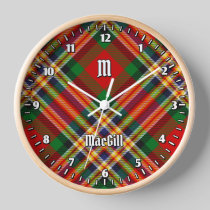 Clan MacGill Tartan Large Clock