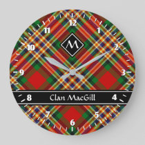Clan MacGill Tartan Large Clock