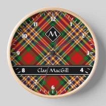 Clan MacGill Tartan Large Clock