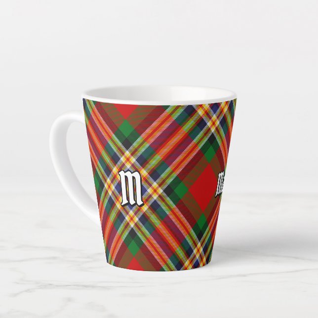 Clan MacGill Tartan Latte Mug (Left Angle)