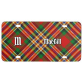 Clan MacGill Tartan License Plate (Front)