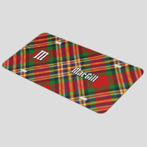 Clan MacGill Tartan License Plate