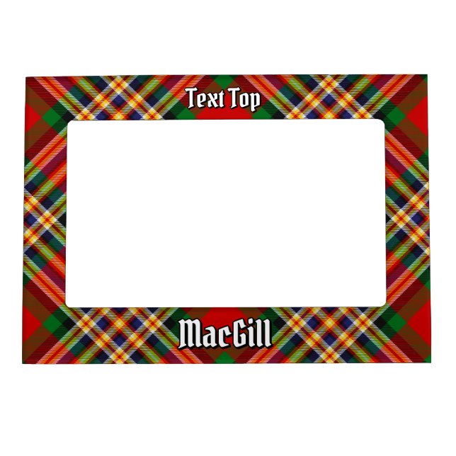 Clan MacGill Tartan Magnetic Frame (Front)