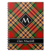 Clan MacGill Tartan Notebook (Front)