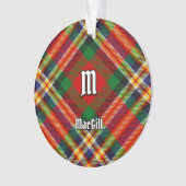 Clan MacGill Tartan Ornament (Front)