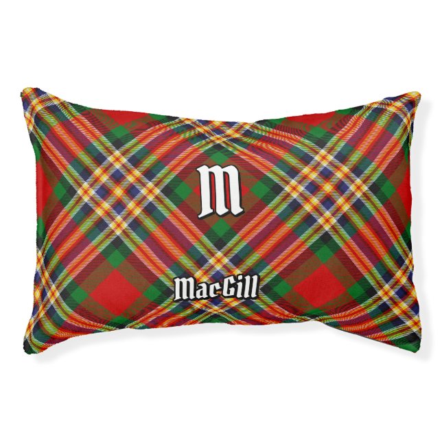 Clan MacGill Tartan Pet Bed (Front)