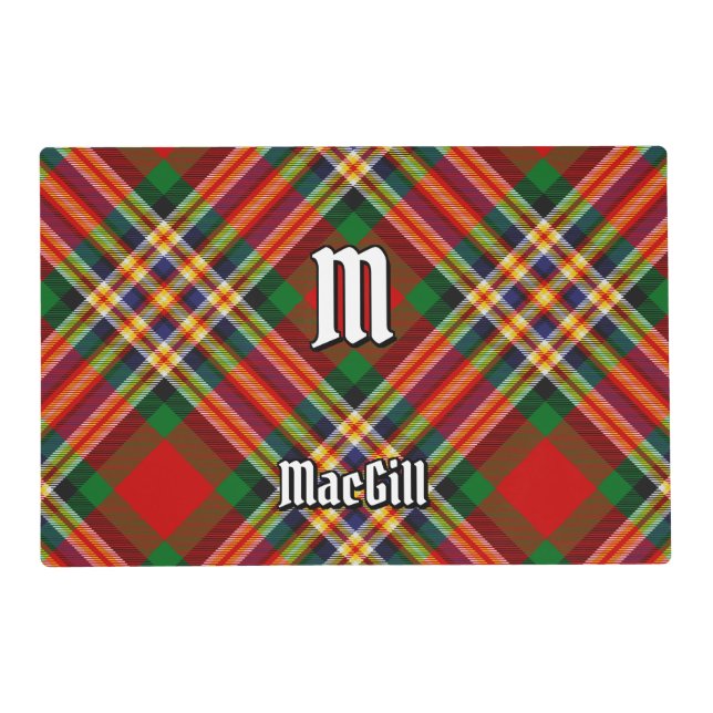 Clan MacGill Tartan Placemat (Front)