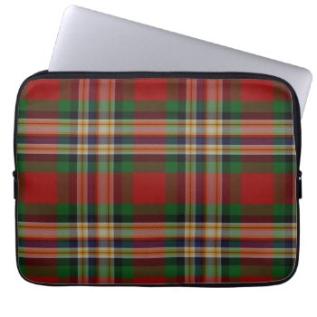 Clan Macgill Tartan Plaid Laptop Cover by Everythingplaid at Zazzle