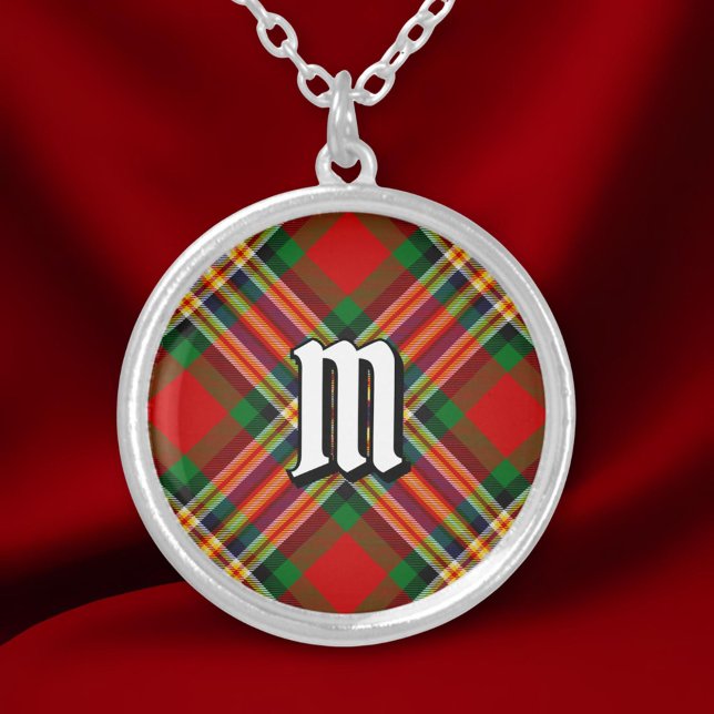 Clan MacGill Tartan Silver Plated Necklace (Creator Uploaded)