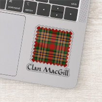 Clan MacGill Tartan Sticker