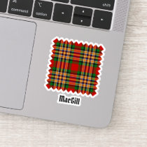 Clan MacGill Tartan Sticker