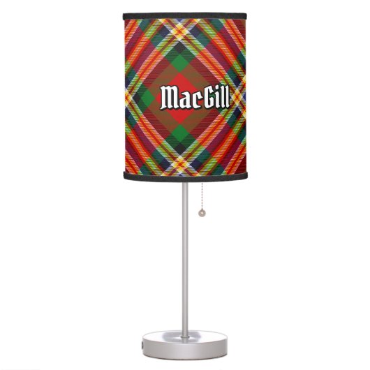 Clan MacGill Tartan Table Lamp (Left)