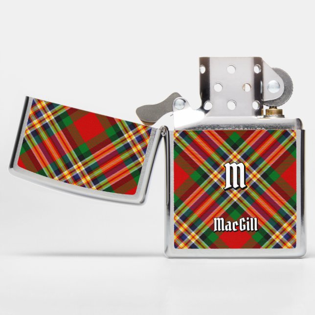 Clan MacGill Tartan Zippo Lighter (Opened)