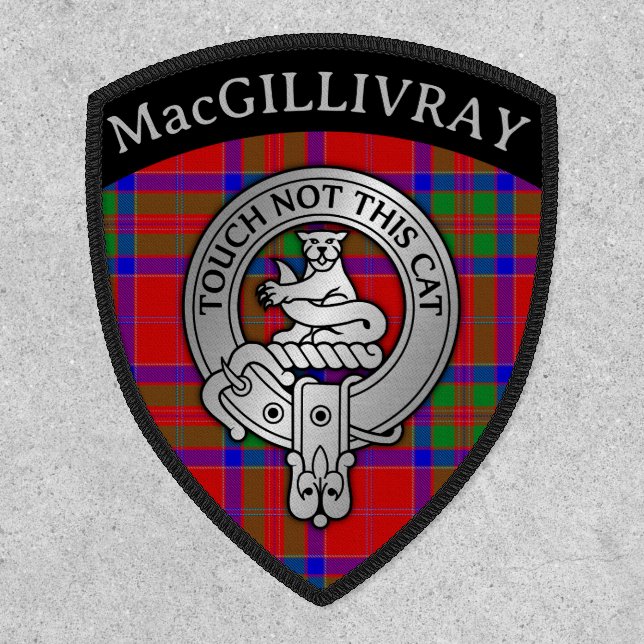 Clan MacGillivray [EDIT] Crest & Tartan Patch (Front)