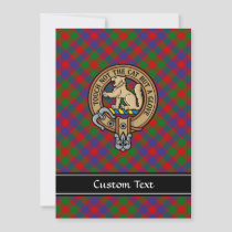 Clan MacGowan Crest Invitation