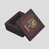 Clan MacGowan Crest over Tartan Gift Box