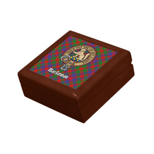Clan MacGowan Crest over Tartan Gift Box