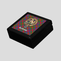 Clan MacGowan Crest over Tartan Gift Box