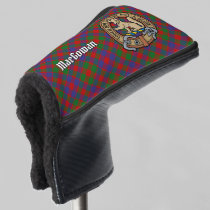 Clan MacGowan Crest over Tartan Golf Head Cover