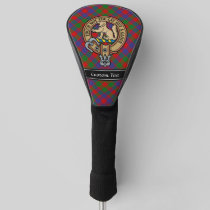 Clan MacGowan Crest over Tartan Golf Head Cover