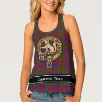 Clan MacGowan Crest over Tartan Tank Top