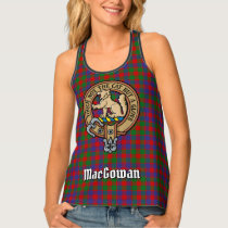 Clan MacGowan Crest over Tartan Tank Top