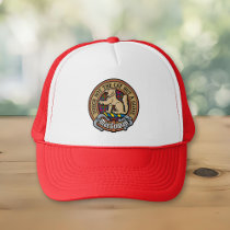 Clan MacGowan Crest over Tartan Trucker Hat