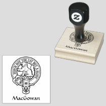 Clan MacGowan Crest Rubber Stamp