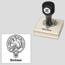Clan MacGowan Crest Rubber Stamp